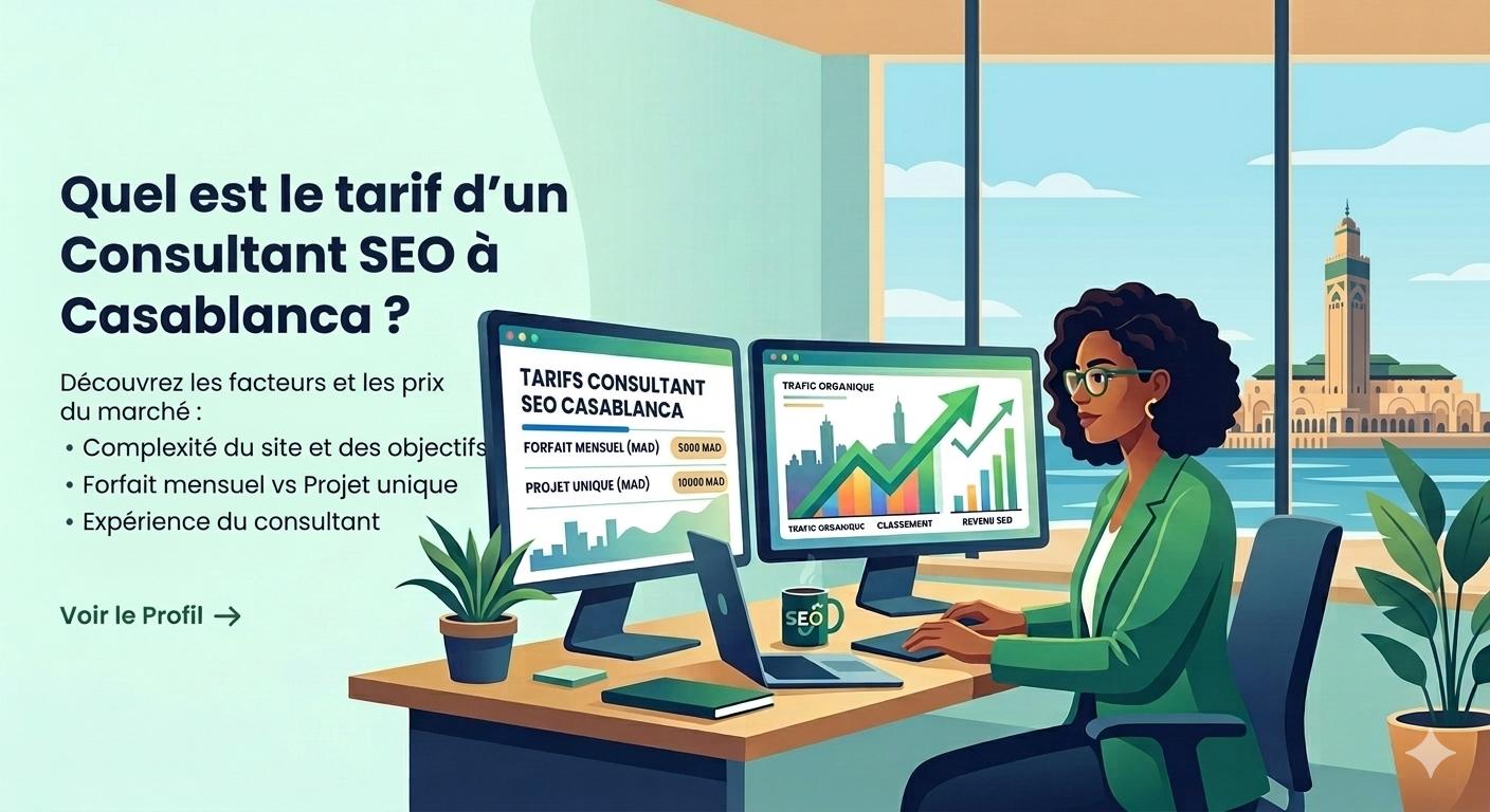 Tarif Consultant SEO Casablanca - Guide complet